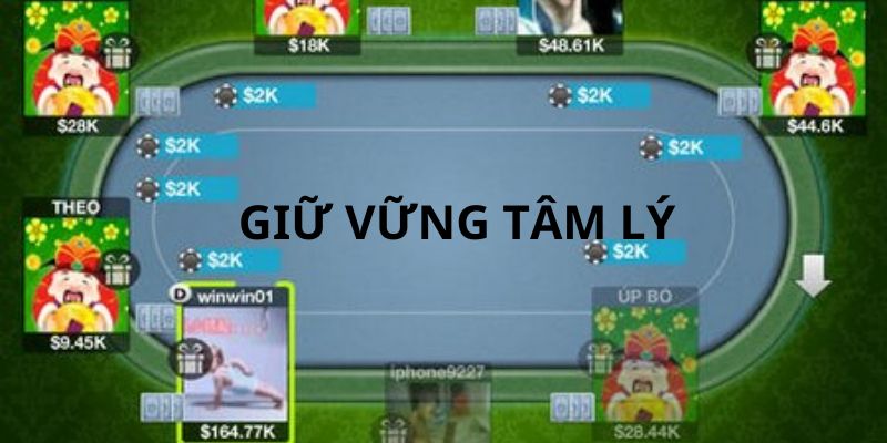 Giữ vững tâm lý khi chơi bài Liêng online