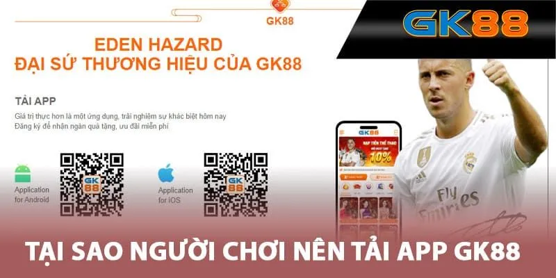 Những lợi ích tuyệt vời mà người chơi nhận được khi tải app GK88